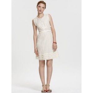 Marc by Marc Jacobs 100% Cotton Skull Bones Lace Eyelet Dress Size 0 Halloween